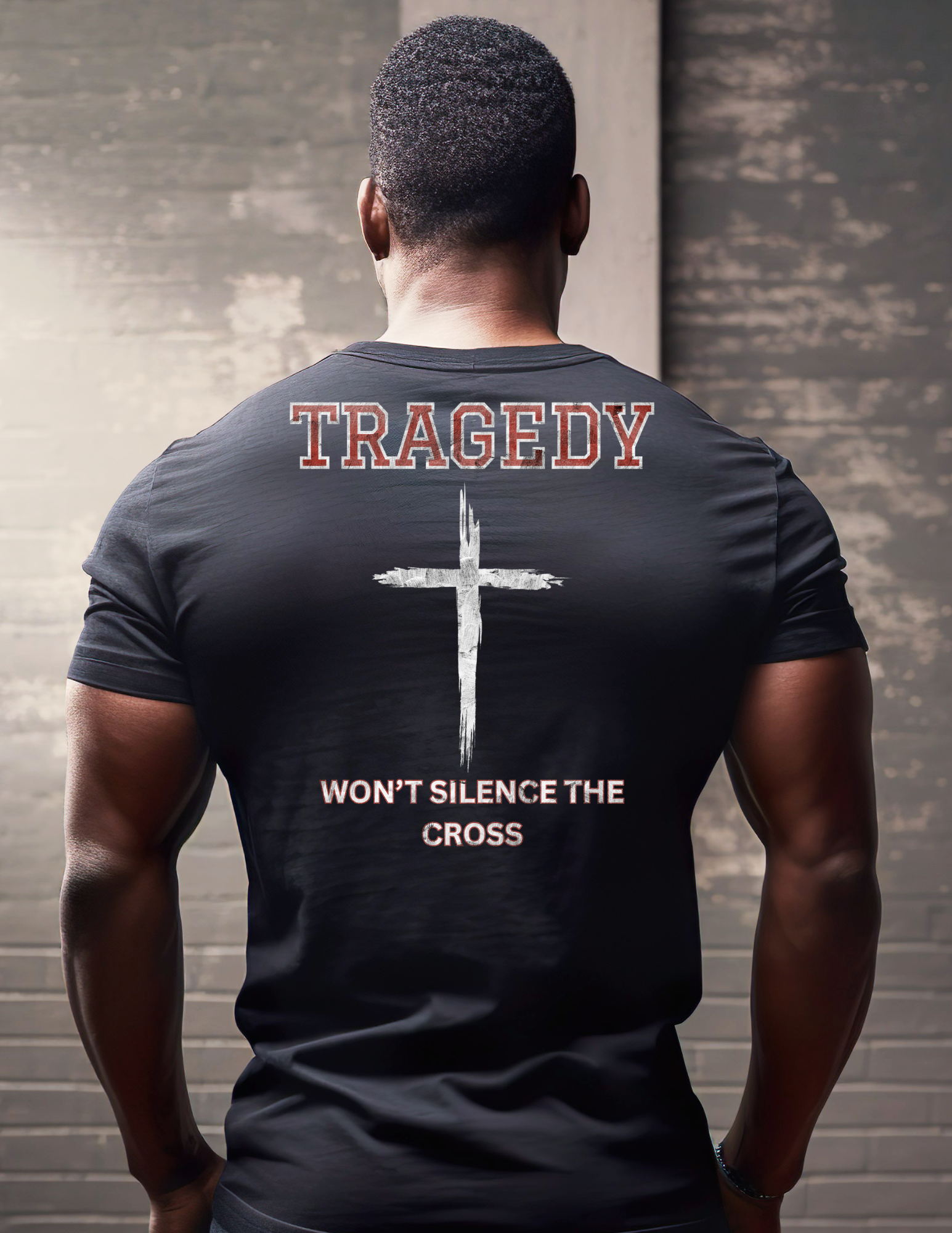 Tragedy Won’t Silence the Cross – Christian Bold Statement Tee T-Shirt