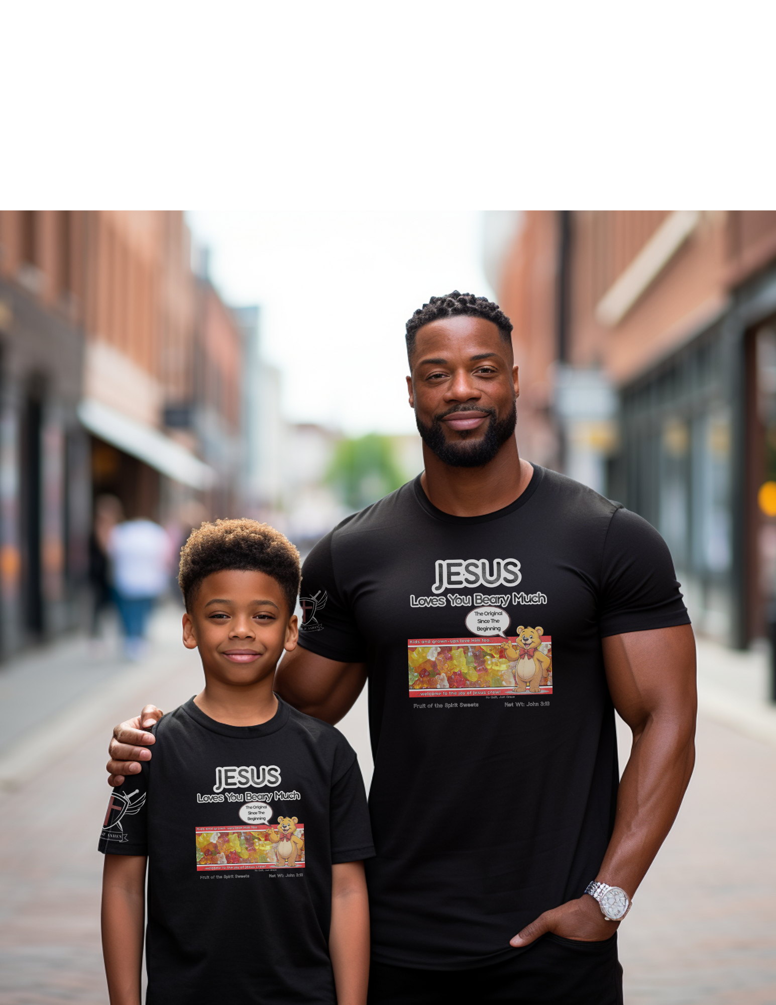 Jesus Loves You Beary Much Tee – Fruit of the Spirit Edition T-Shirt