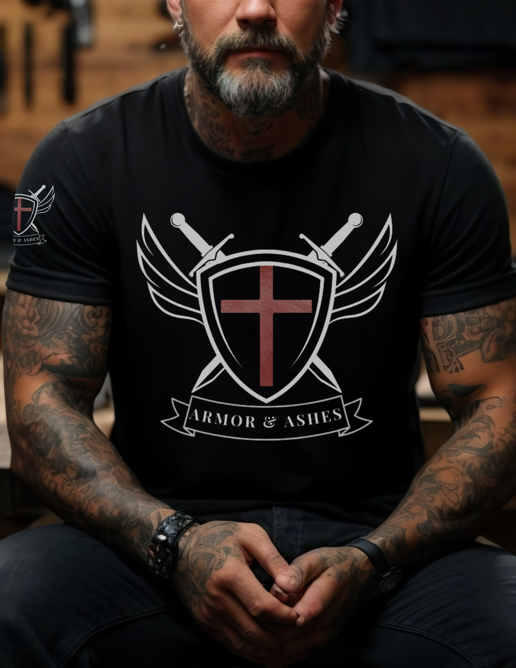 From Ashes We Rise Tee – Armor & Ashes Signature Shirt