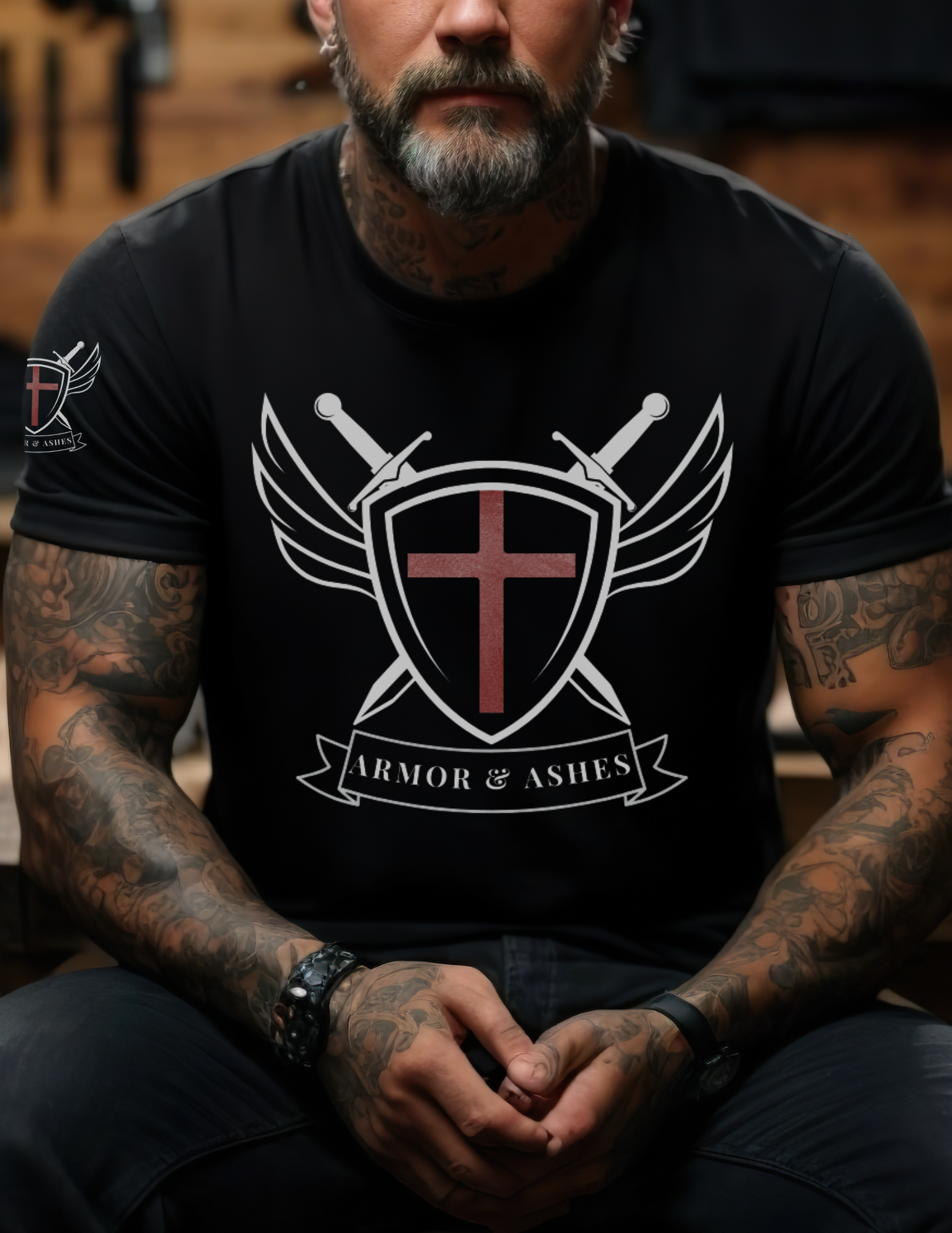 From Ashes We Rise Tee – Armor & Ashes Signature Shirt
