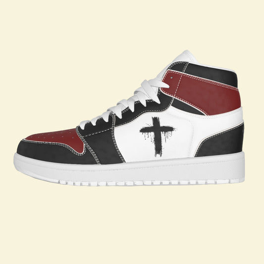 Kickin’ It with Jesus Men's High-Top Sneakers