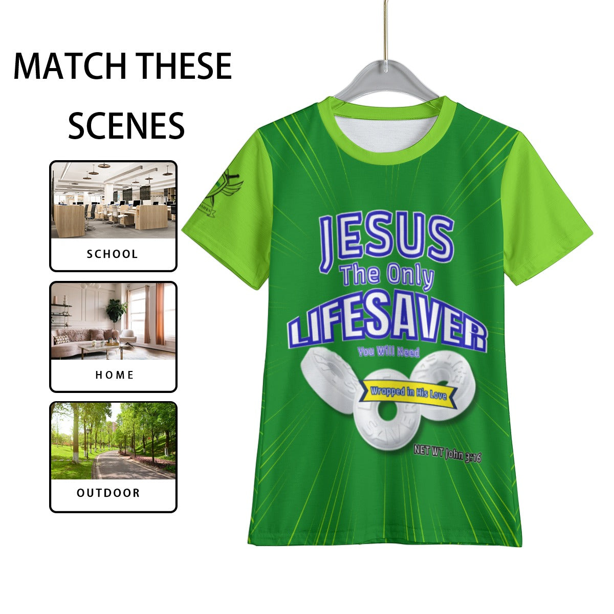 JESUS Lifesaver Tee - Littles