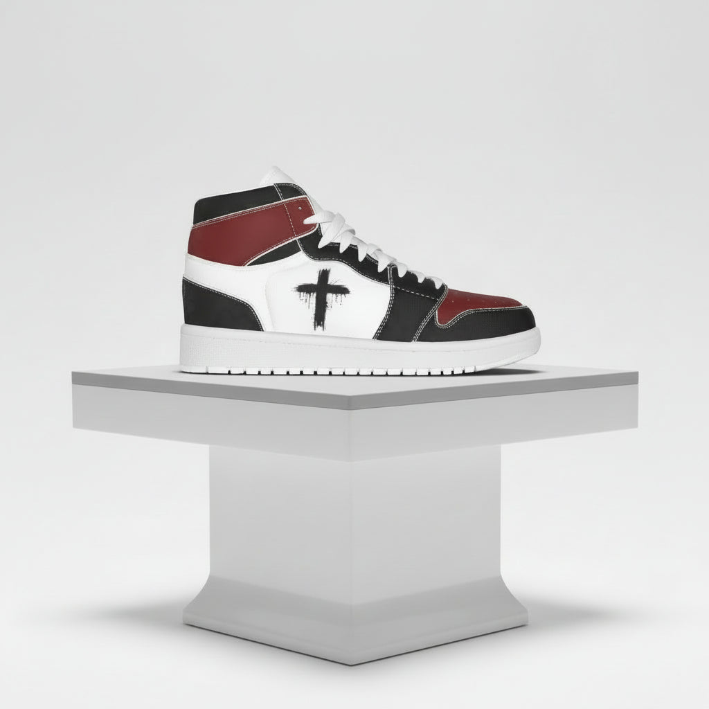 Kickin’ It with Jesus Men's High-Top Sneakers