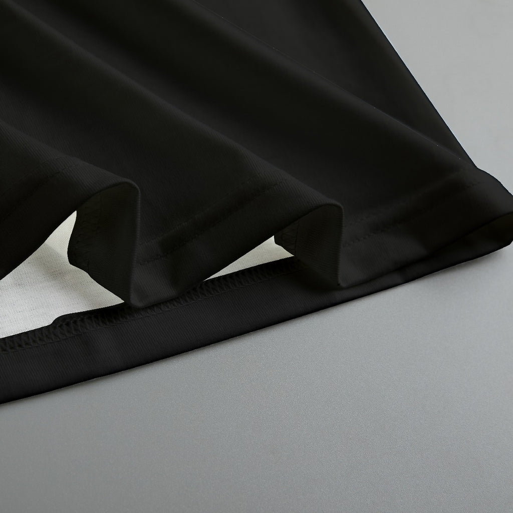 Anchored V-Neck Tee – Black & White