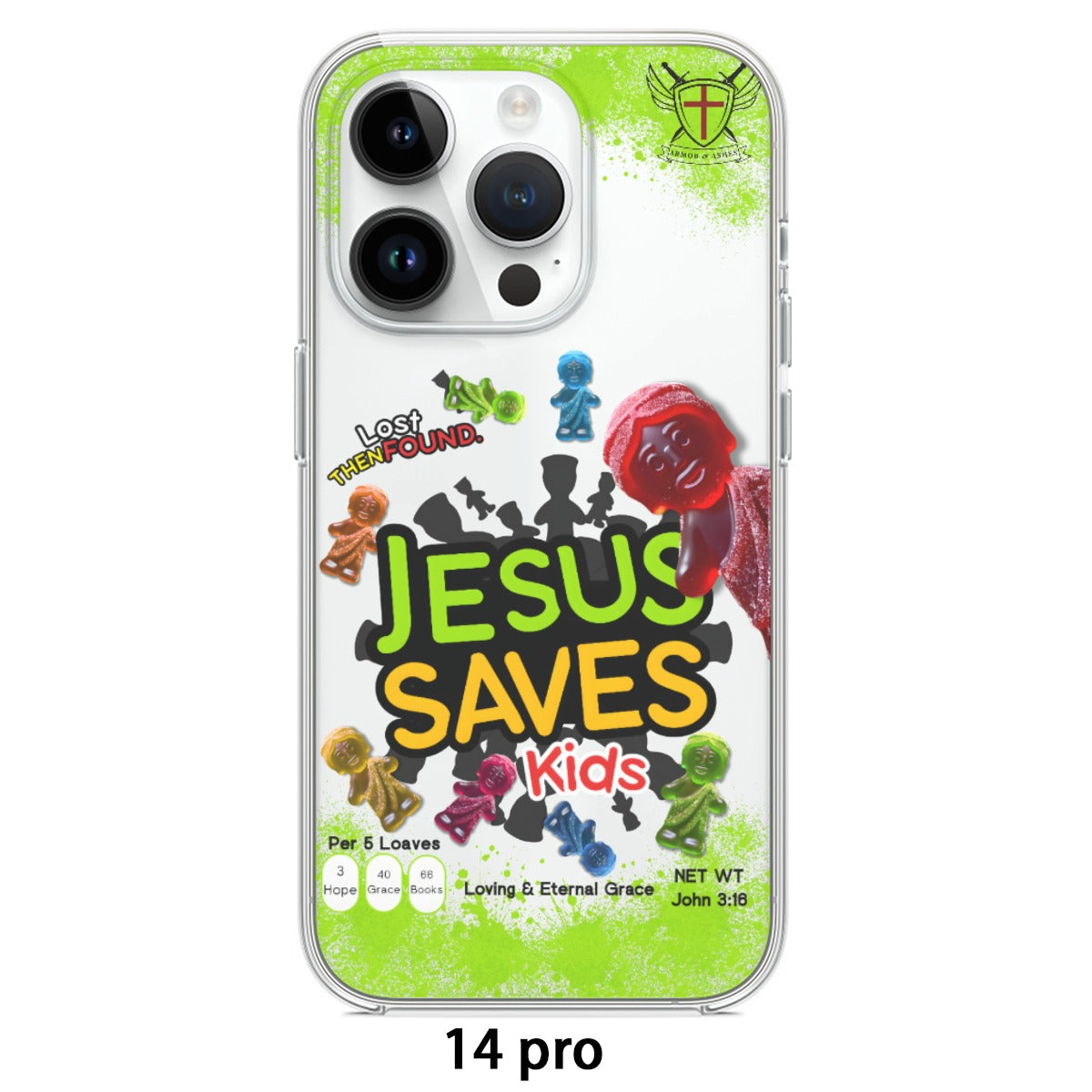 Jesus Saves Kids 14/15 iPhone Case