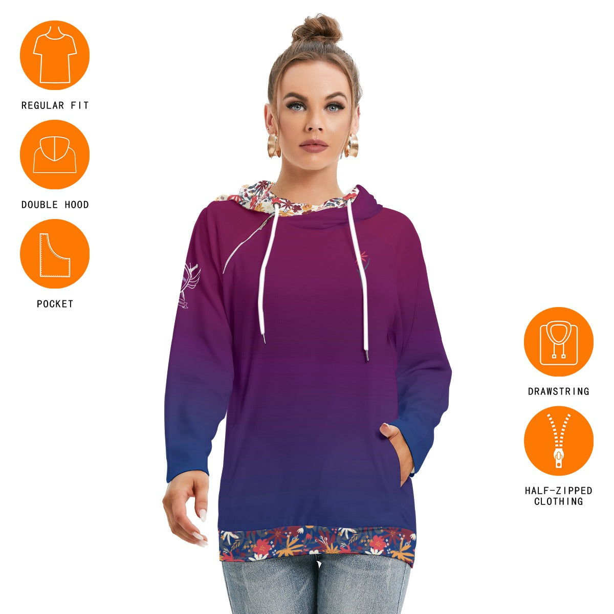 He Has Made Everything Beautiful Double-Hood Hoodie