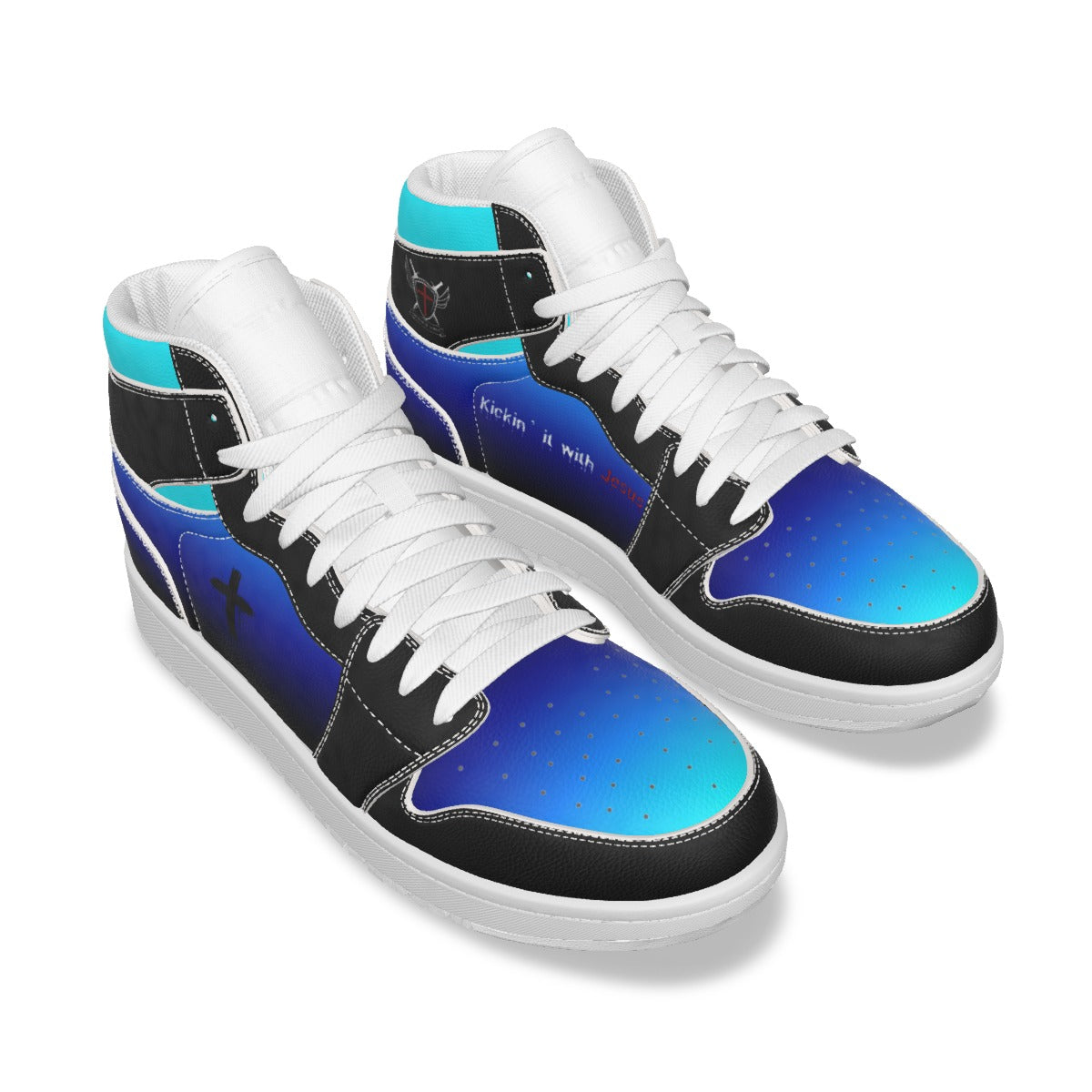 Kickin’ It with Jesus Women’s High-Top Sneakers