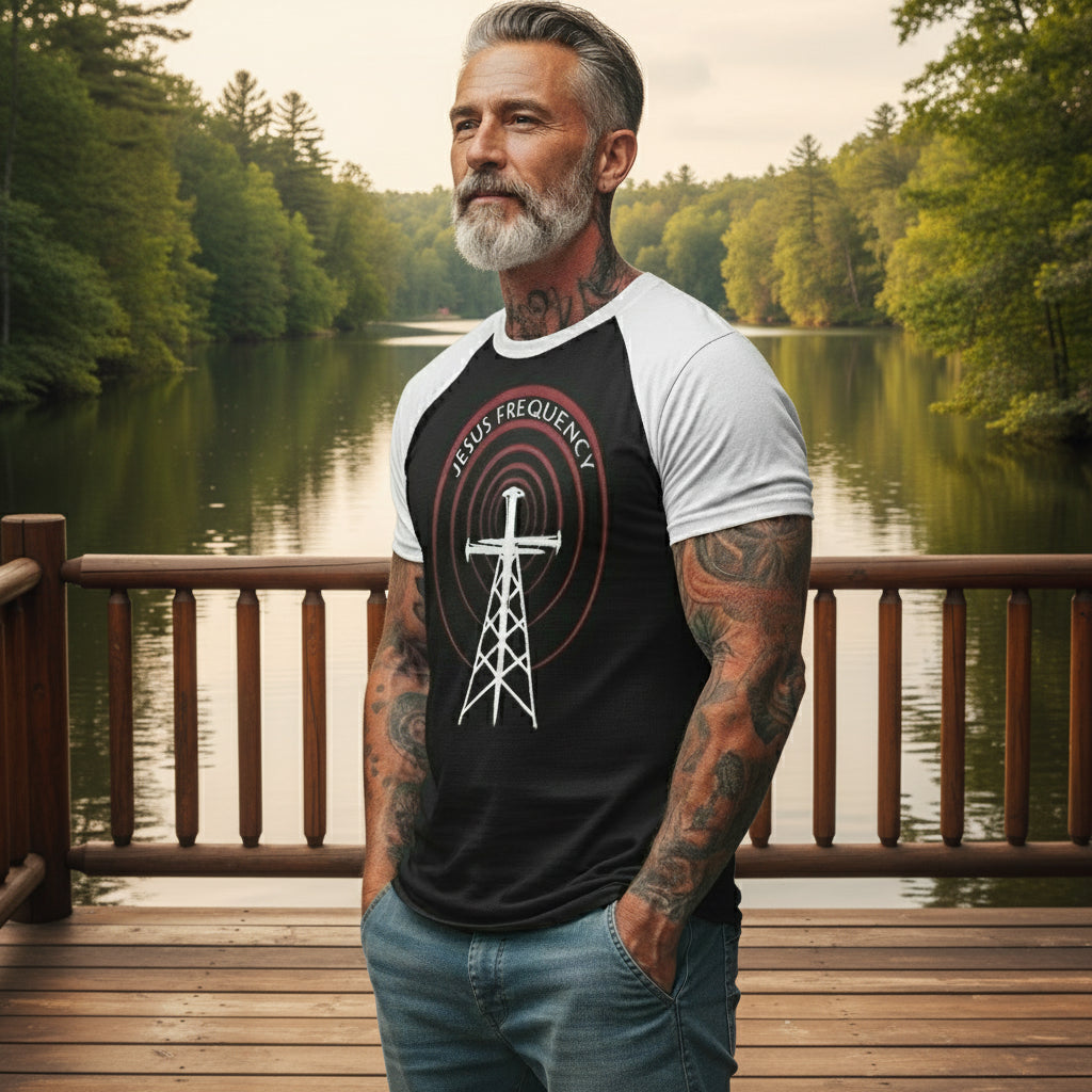 Jesus Frequency- Men Jersey Light