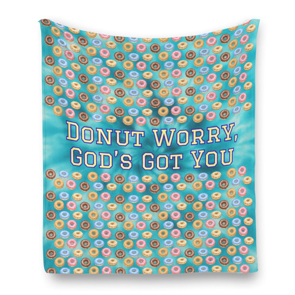 Donut Worry, God’s Got You Fleece Blanket