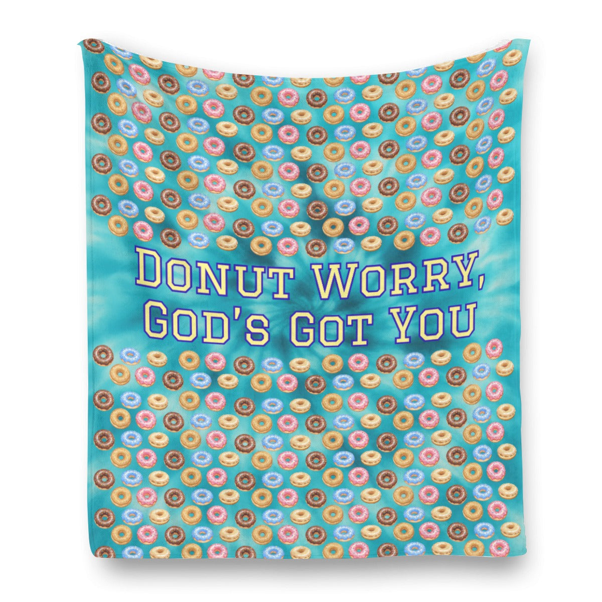 Donut Worry, God’s Got You Fleece Blanket