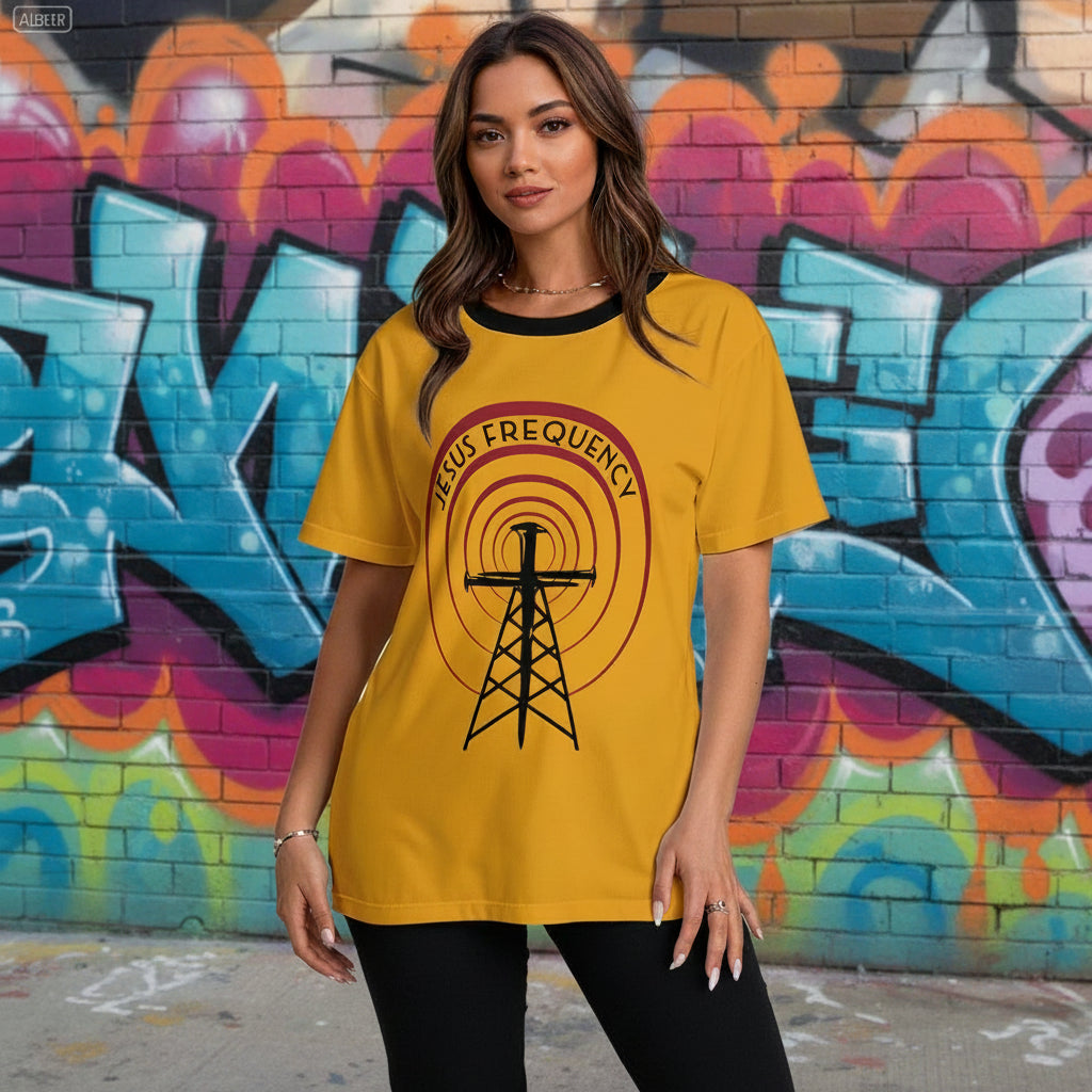 Jesus Frequency- Ladies Jersey