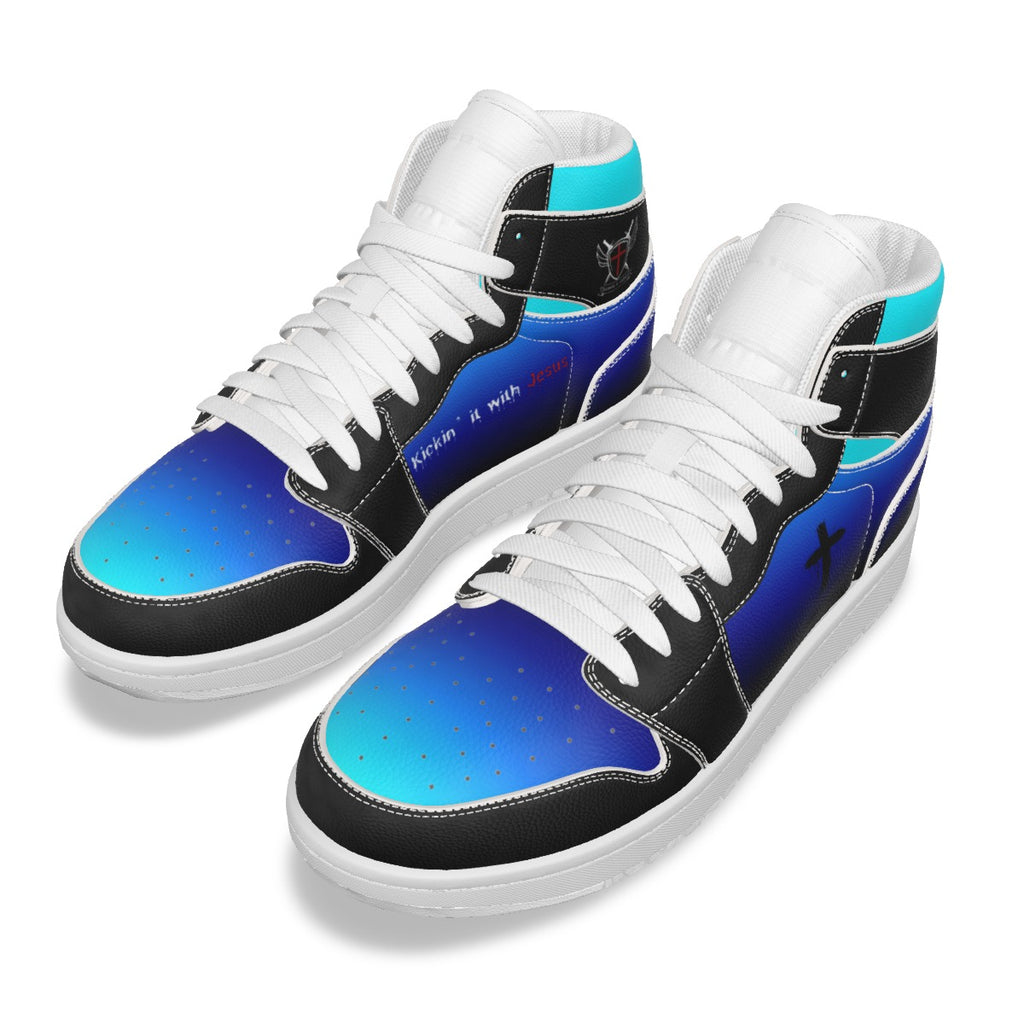 Kickin’ It with Jesus Women’s High-Top Sneakers