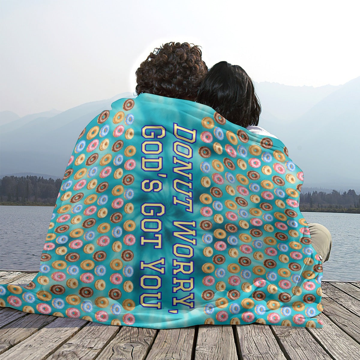 Donut Worry, God’s Got You Fleece Blanket