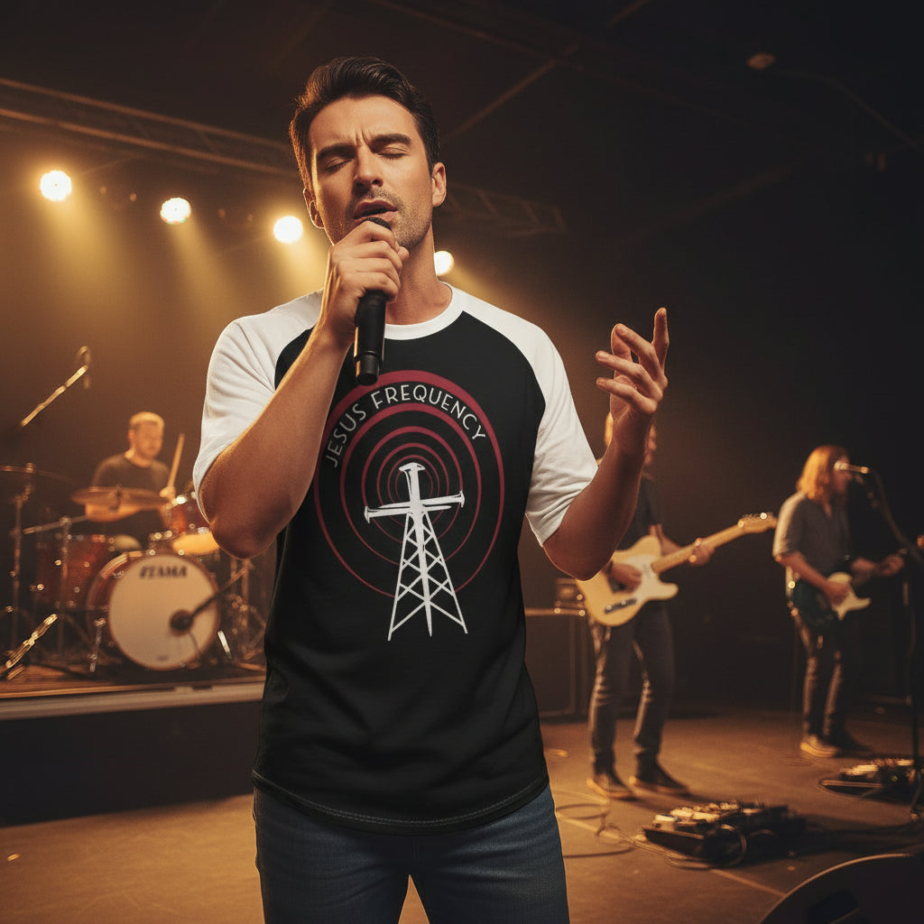 Jesus Frequency- Men Jersey Light