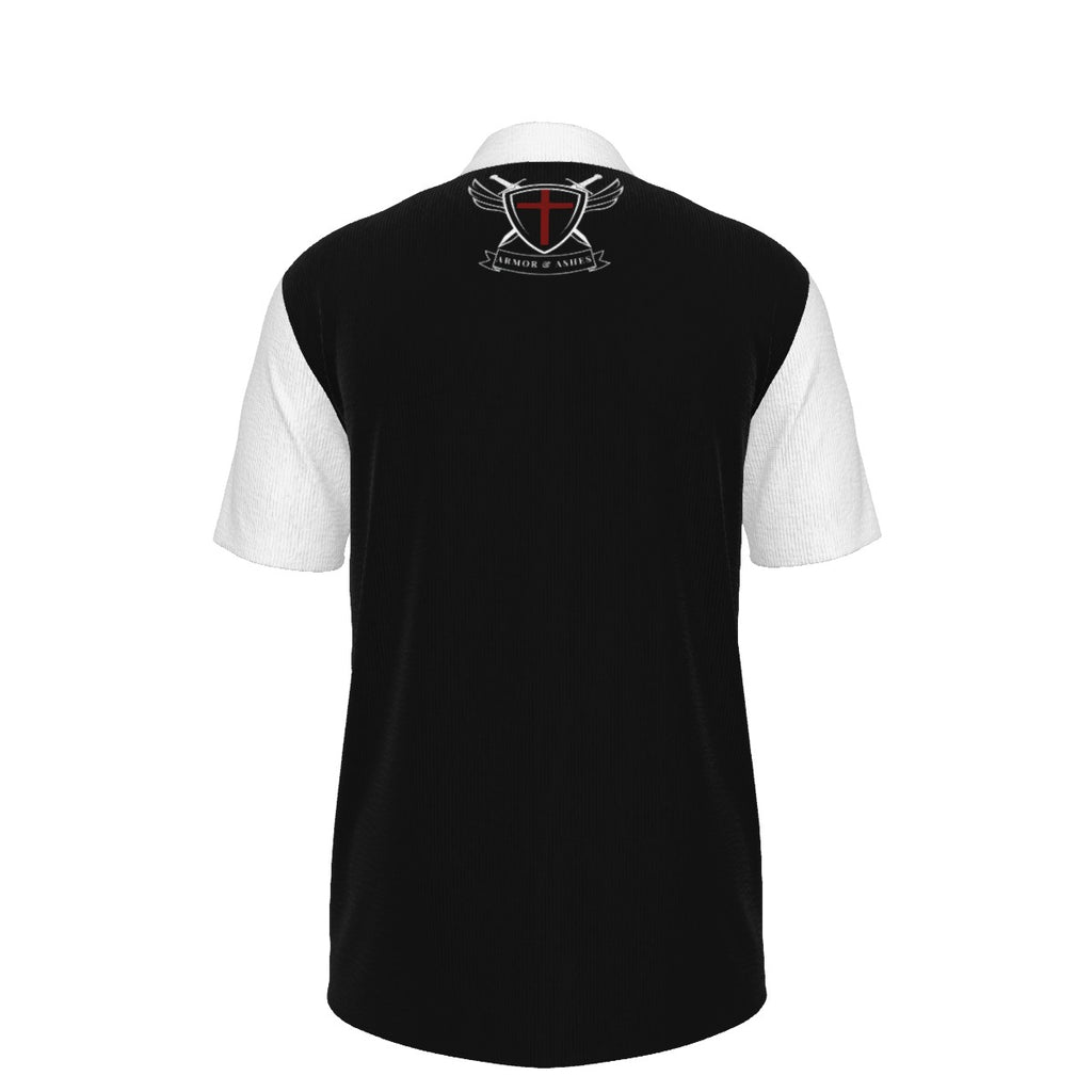 Jesus Symbol Pattern Polo- Men