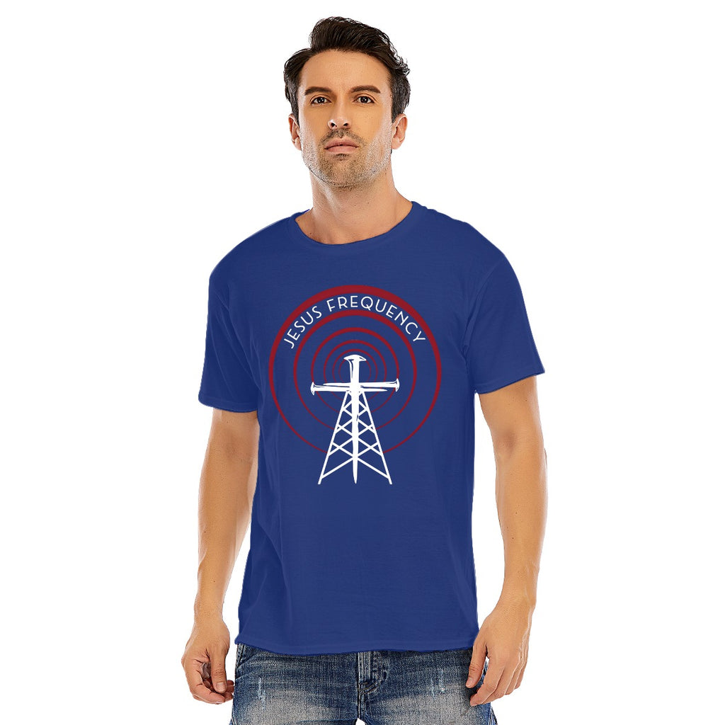 Jesus Frequency - Men Cotton Dark
