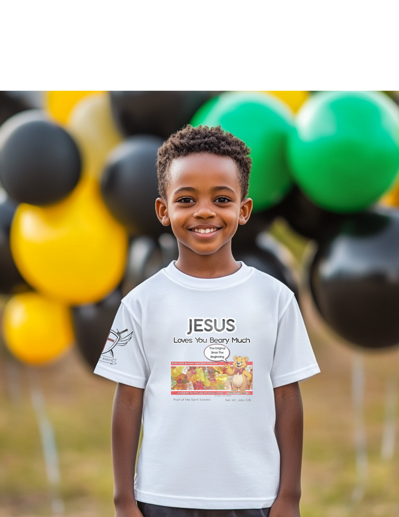 Jesus Loves You Beary Much Tee – Fruit of the Spirit Edition T-Shirt