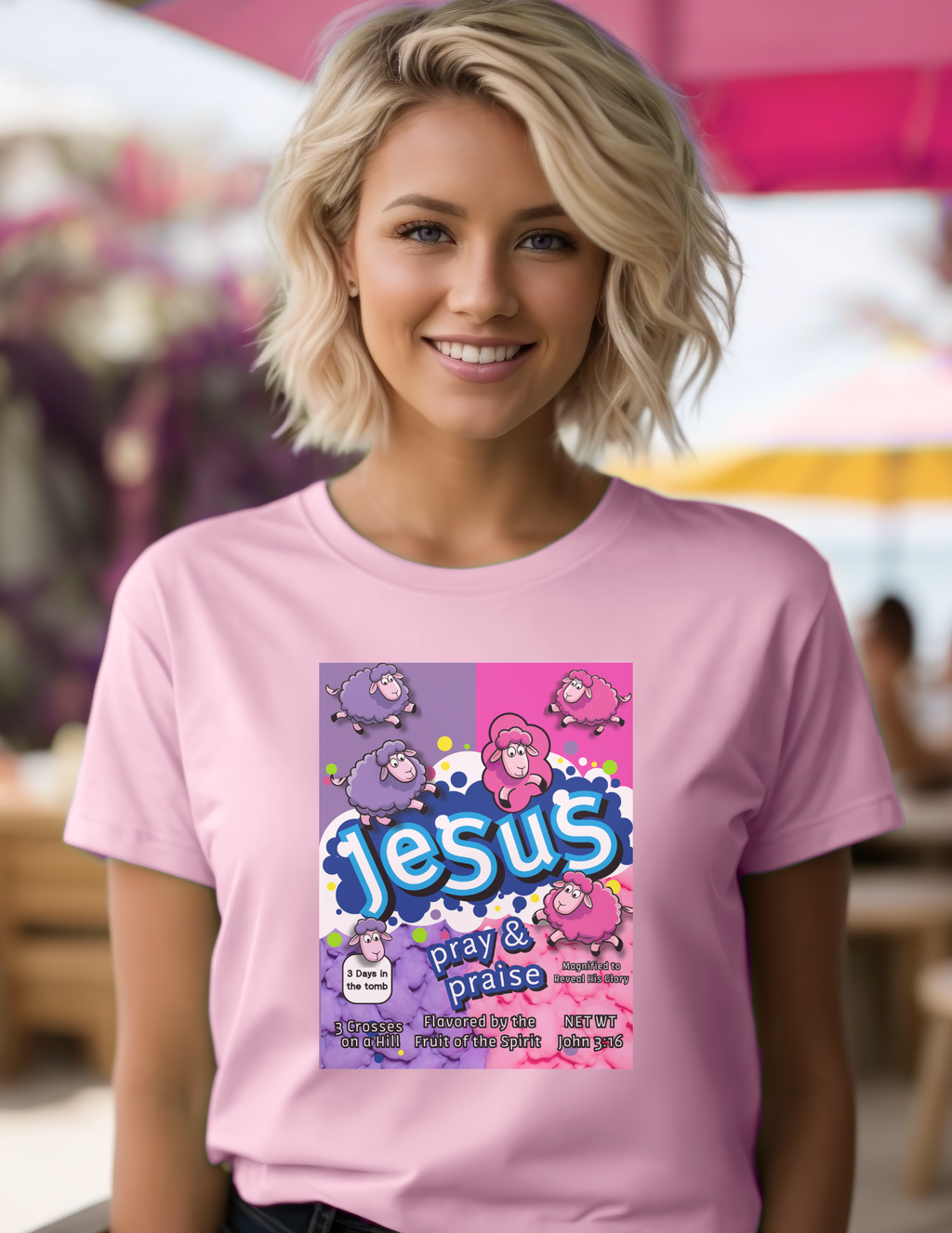 Jesus Pray & Praise – Fruit of the Spirit Tee T-Shirt