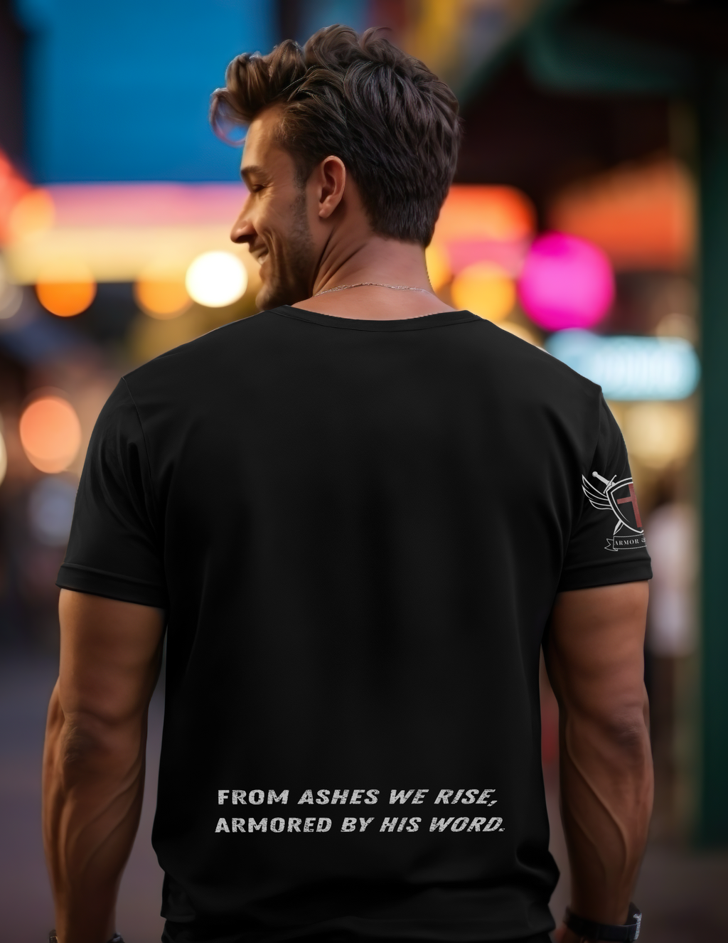 From Ashes We Rise Tee – Armor & Ashes Signature Shirt
