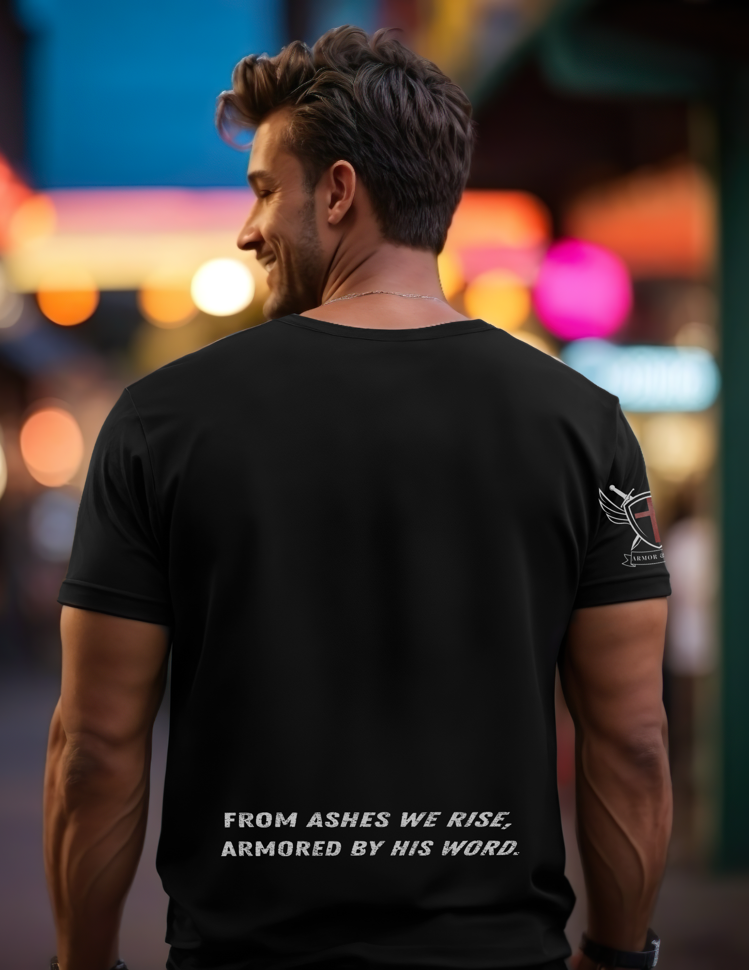 From Ashes We Rise Tee – Armor & Ashes Signature Shirt