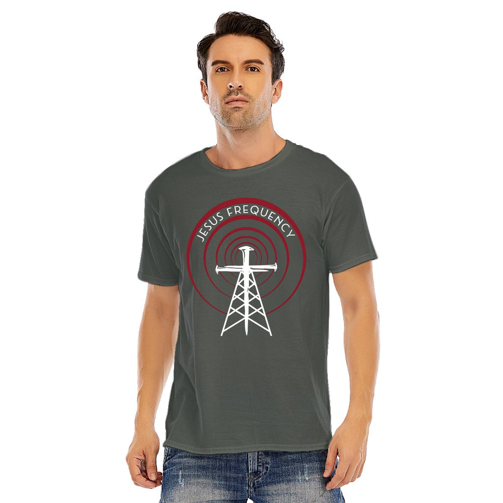 Jesus Frequency - Men Cotton Dark