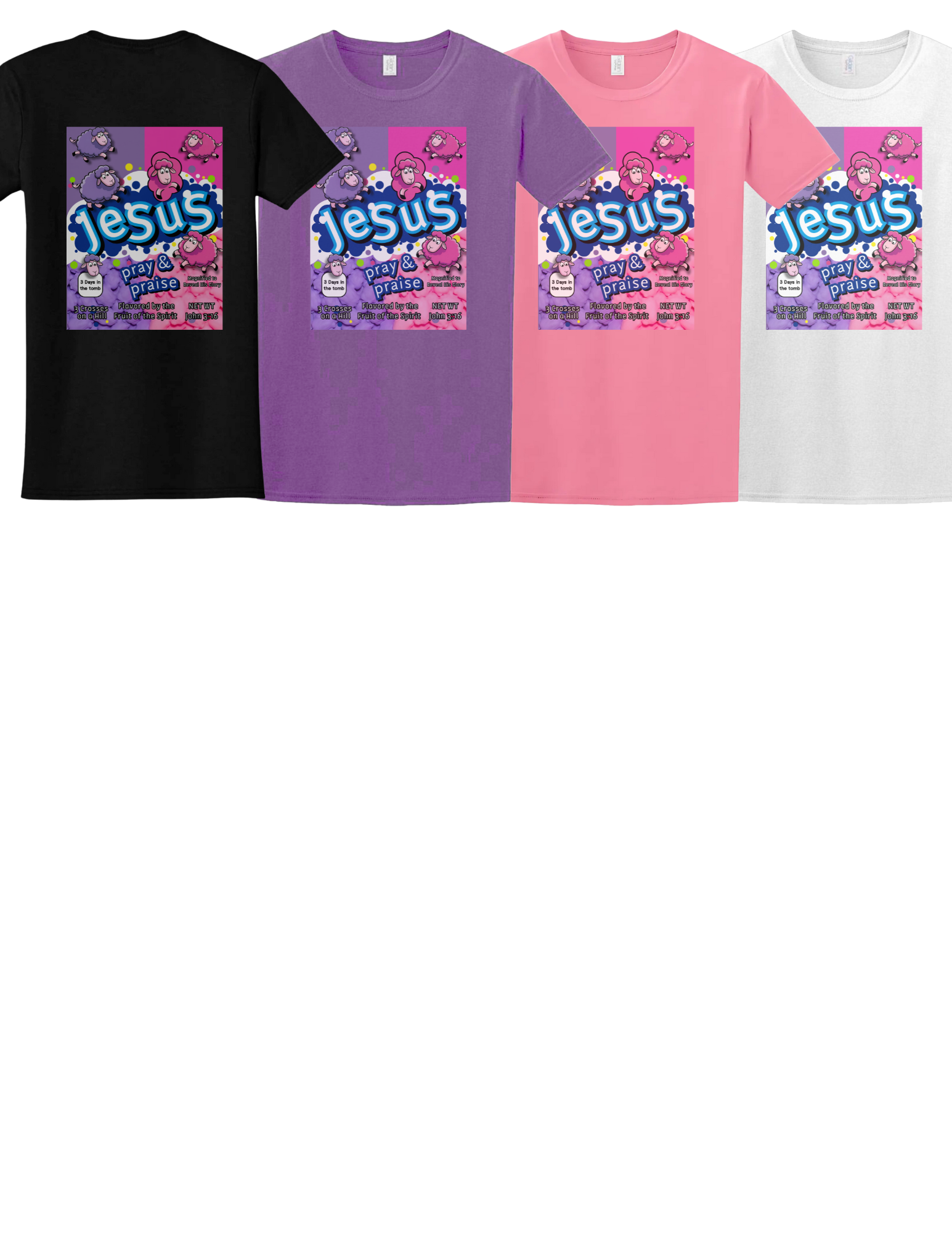 Jesus Pray & Praise – Fruit of the Spirit Tee T-Shirt