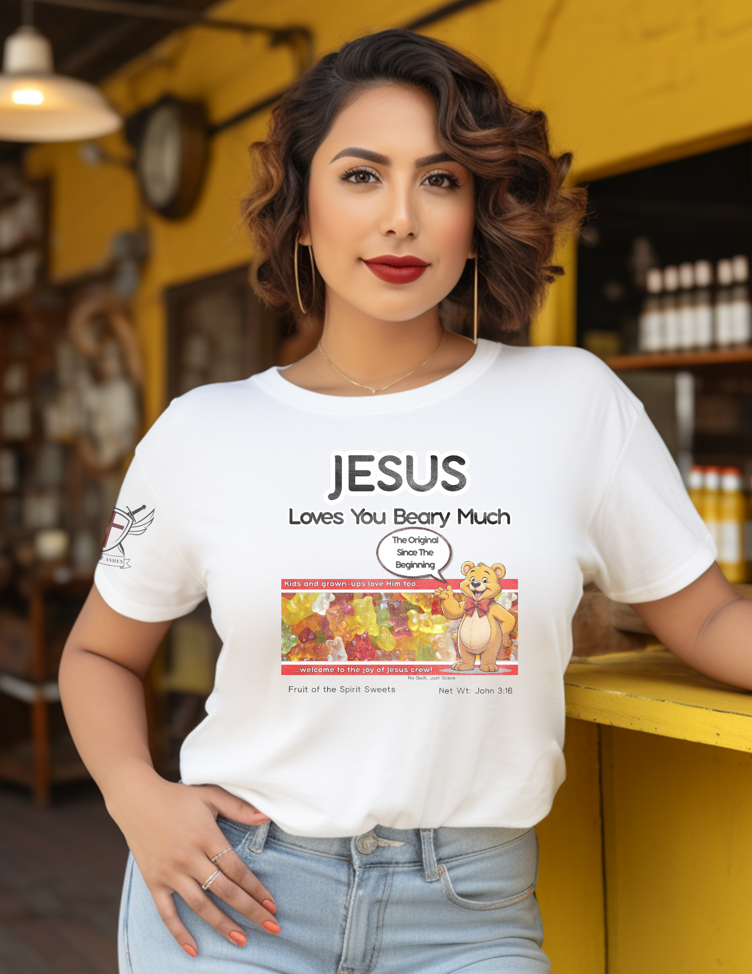 Jesus Loves You Beary Much Tee – Fruit of the Spirit Edition T-Shirt