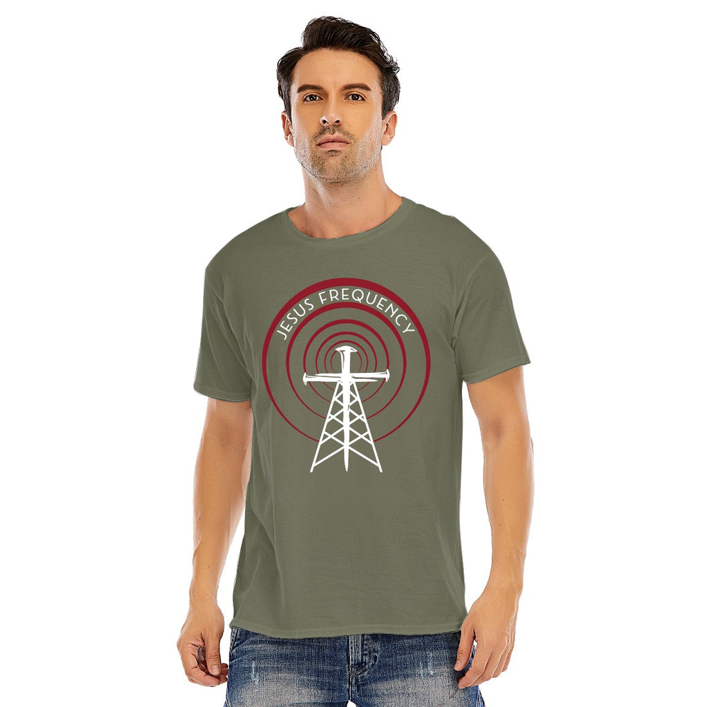 Jesus Frequency - Men Cotton Dark