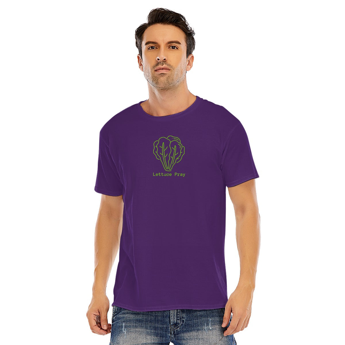 Lettuce Pray Men’s Tee- Men Cotton