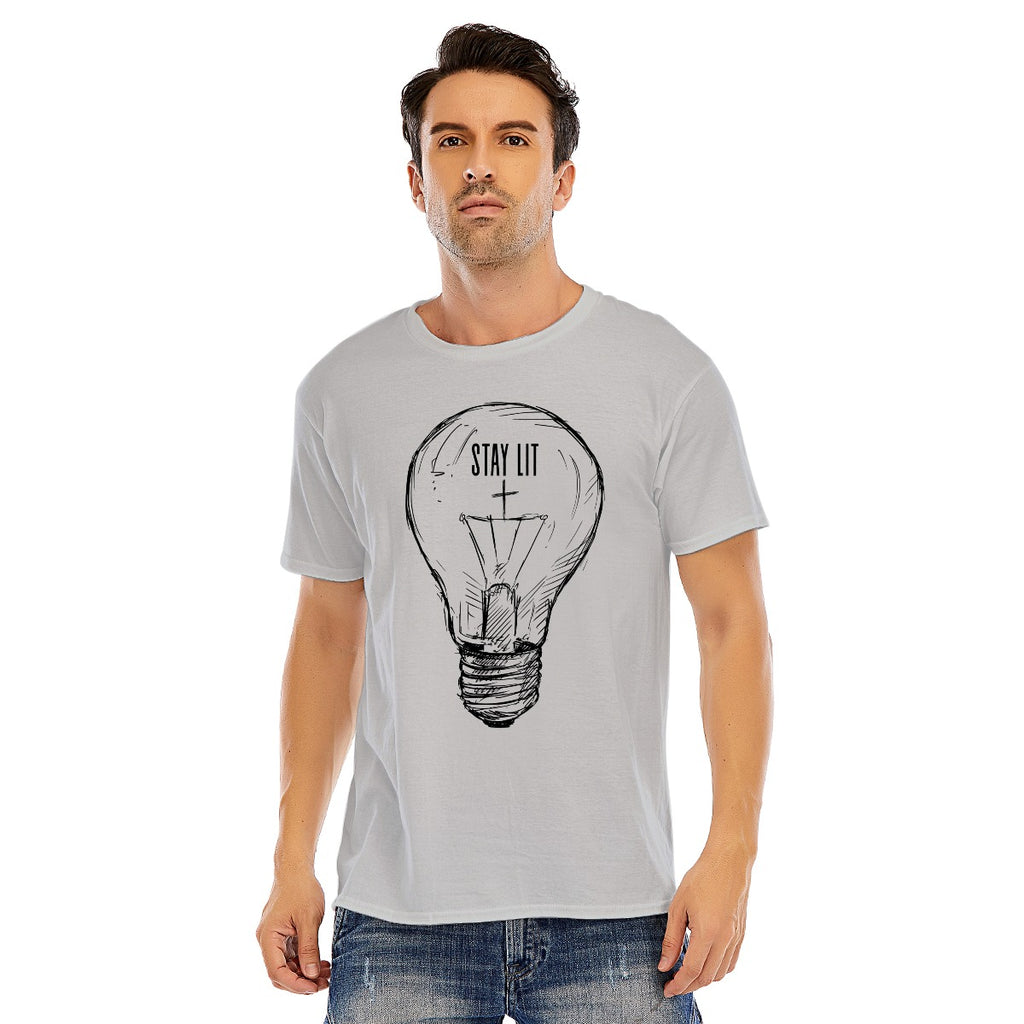 Stay Lit- Men Dark Cotton