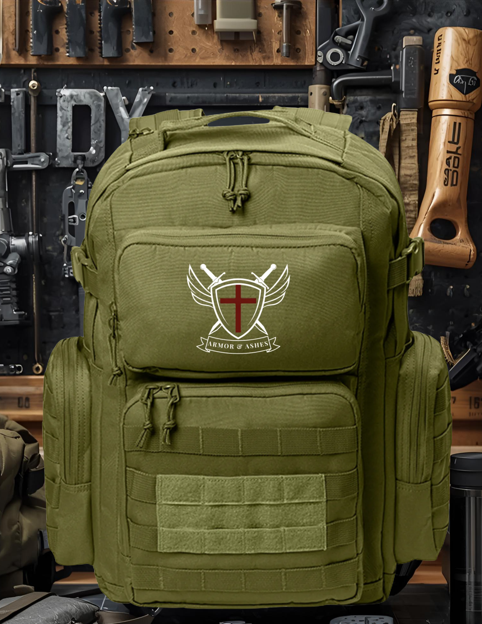 CornerStone Tactical Backpack – Built for Mission and Faith