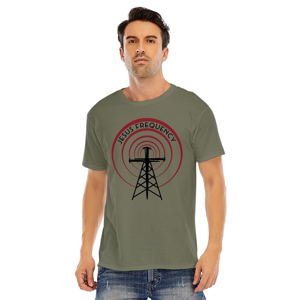 Jesus Frequency - Men Cotton Light
