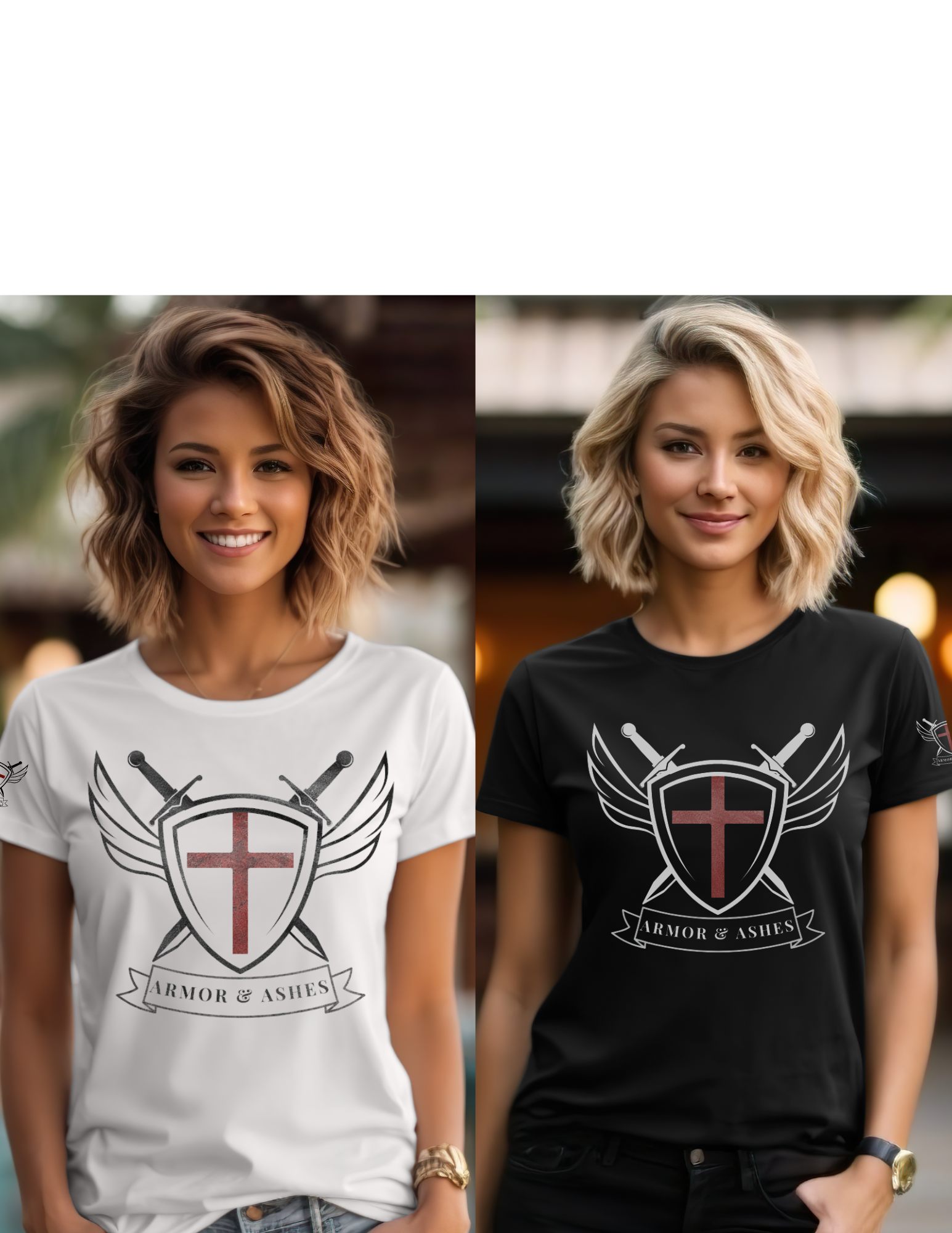 From Ashes We Rise Tee – Armor & Ashes Signature Shirt