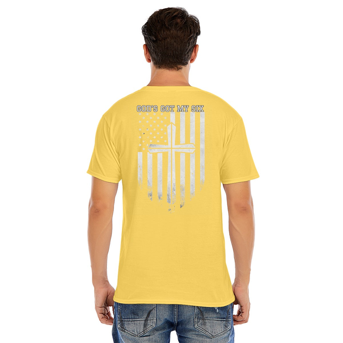 God's Got My Six- Cotton Light