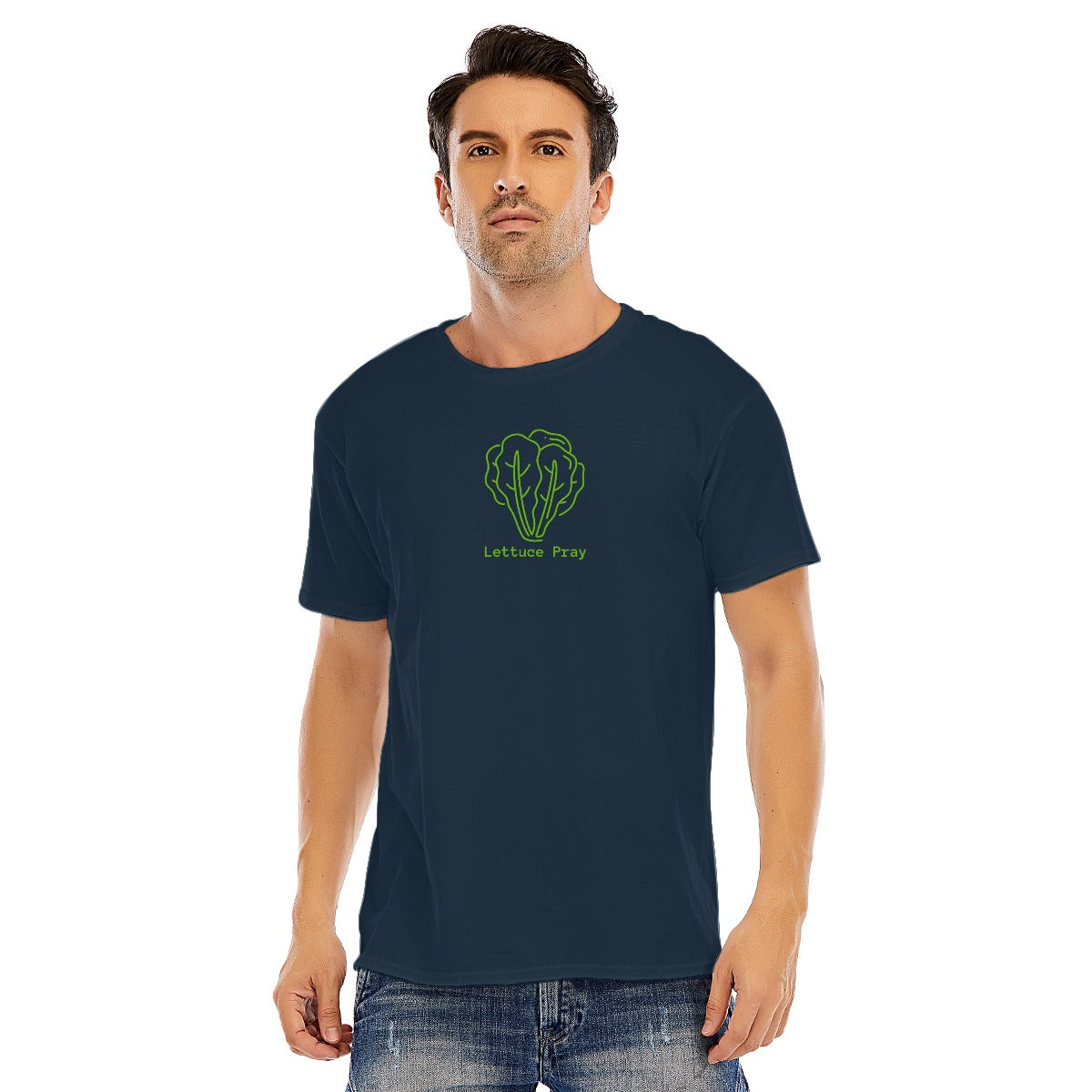 Lettuce Pray Men’s Tee- Men Cotton