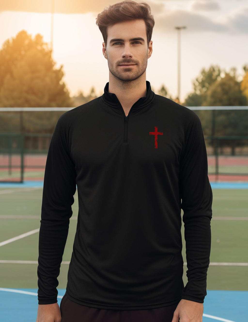 John 3:16 1/4-Zip Performance Pullover