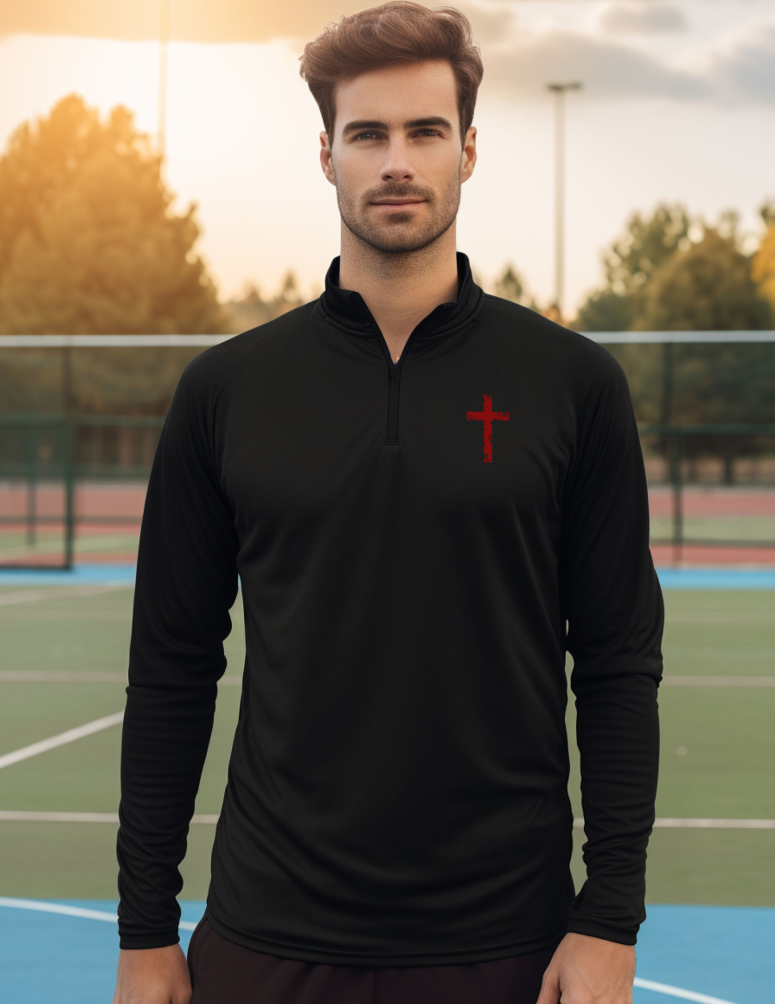 John 3:16 1/4-Zip Performance Pullover