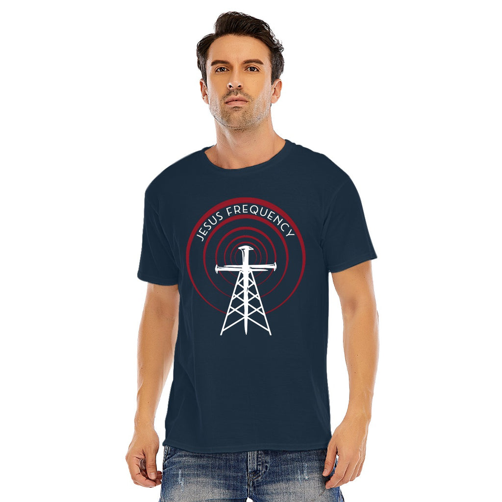 Jesus Frequency - Men Cotton Dark