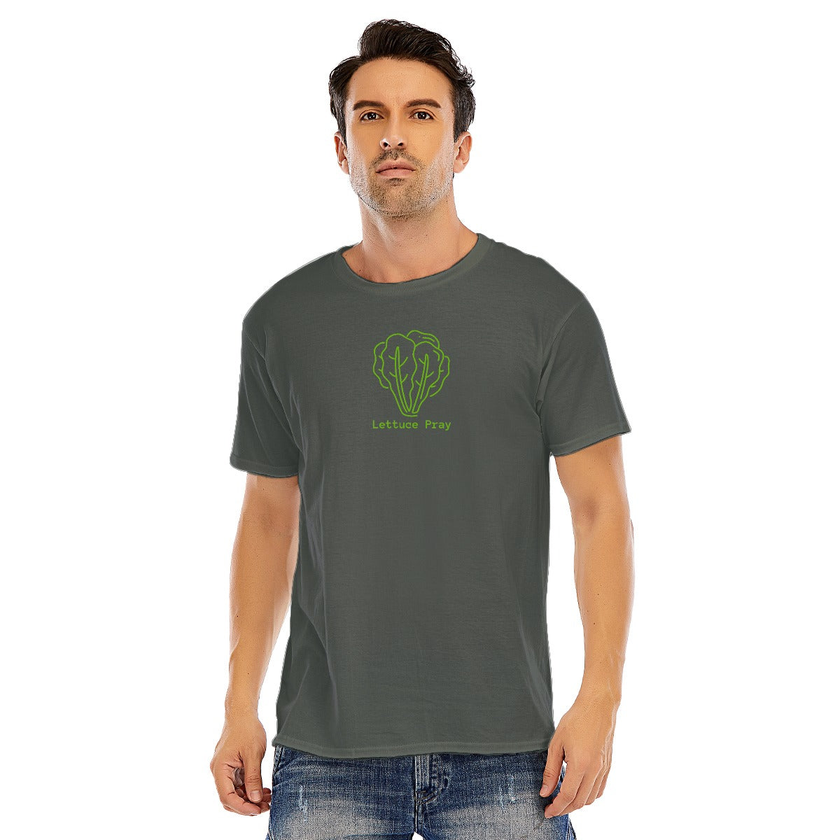 Lettuce Pray Men’s Tee- Men Cotton