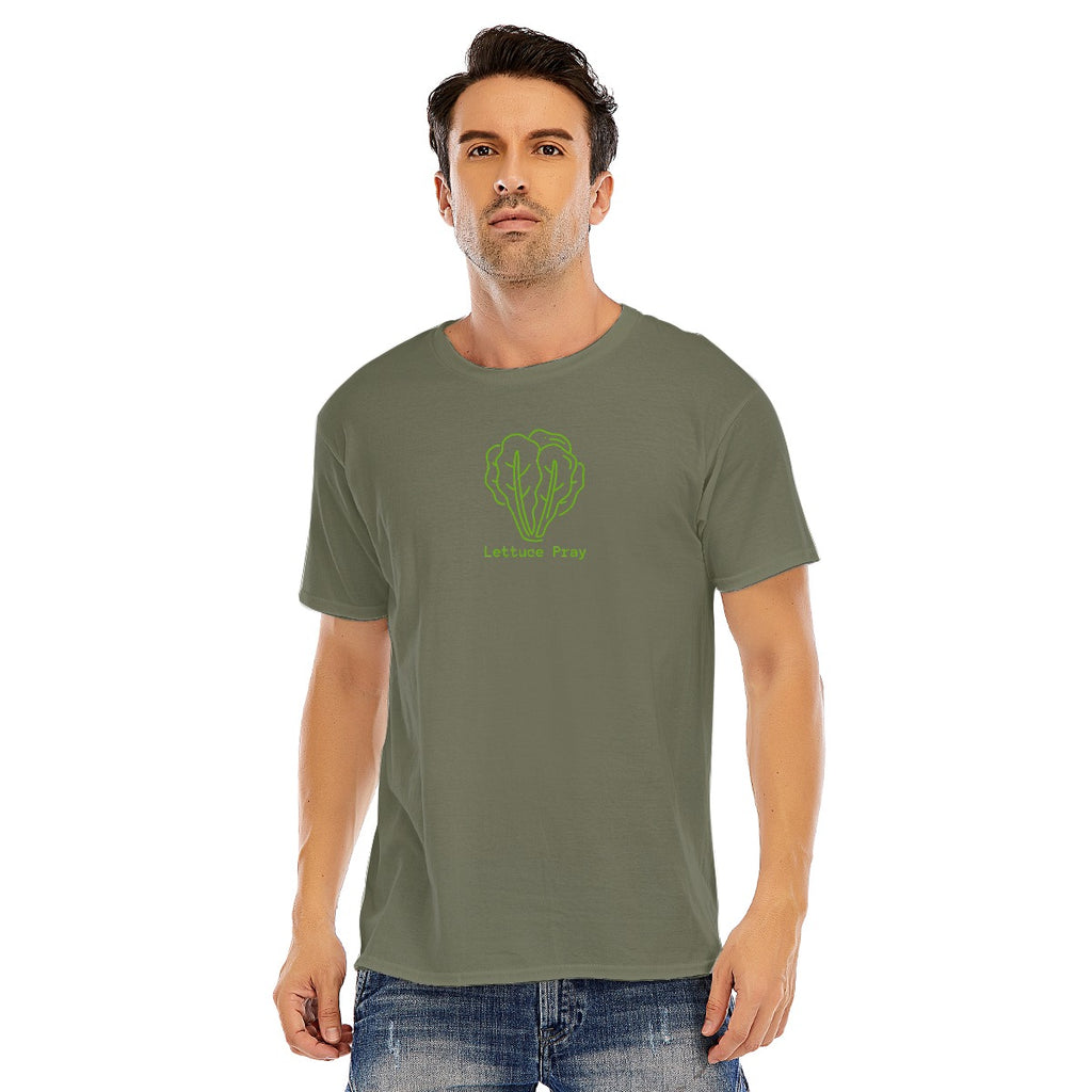 Lettuce Pray Men’s Tee- Men Cotton