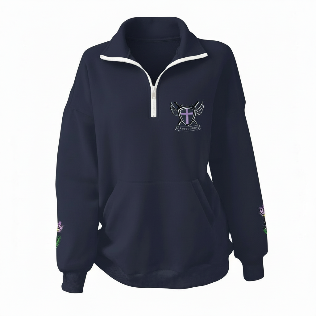 Blessed & Blooming Sweatshirt - Back View