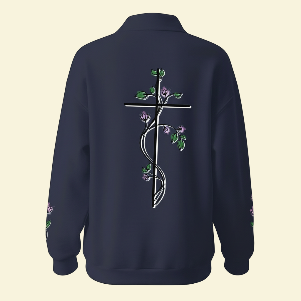 Blessed & Blooming Sweatshirt - Front View