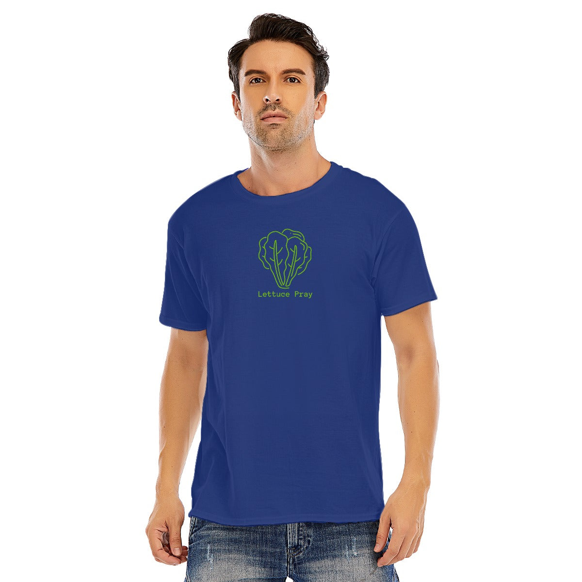 Lettuce Pray Men’s Tee- Men Cotton