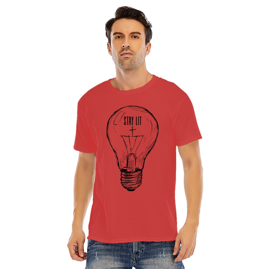 Stay Lit- Men Dark Cotton