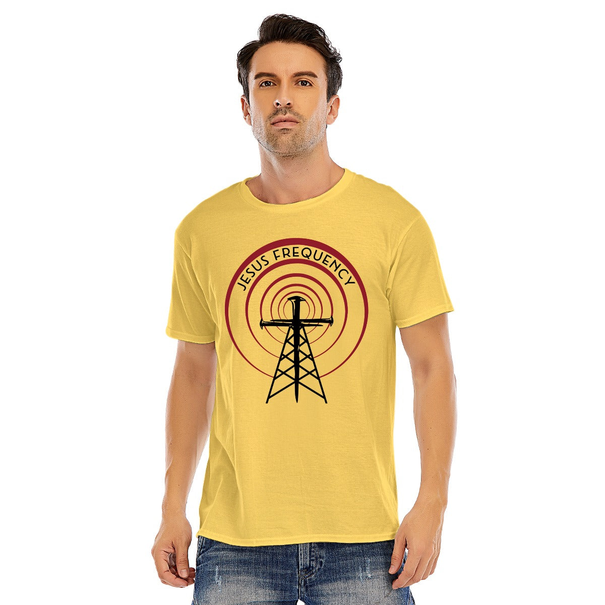 Jesus Frequency - Men Cotton Light