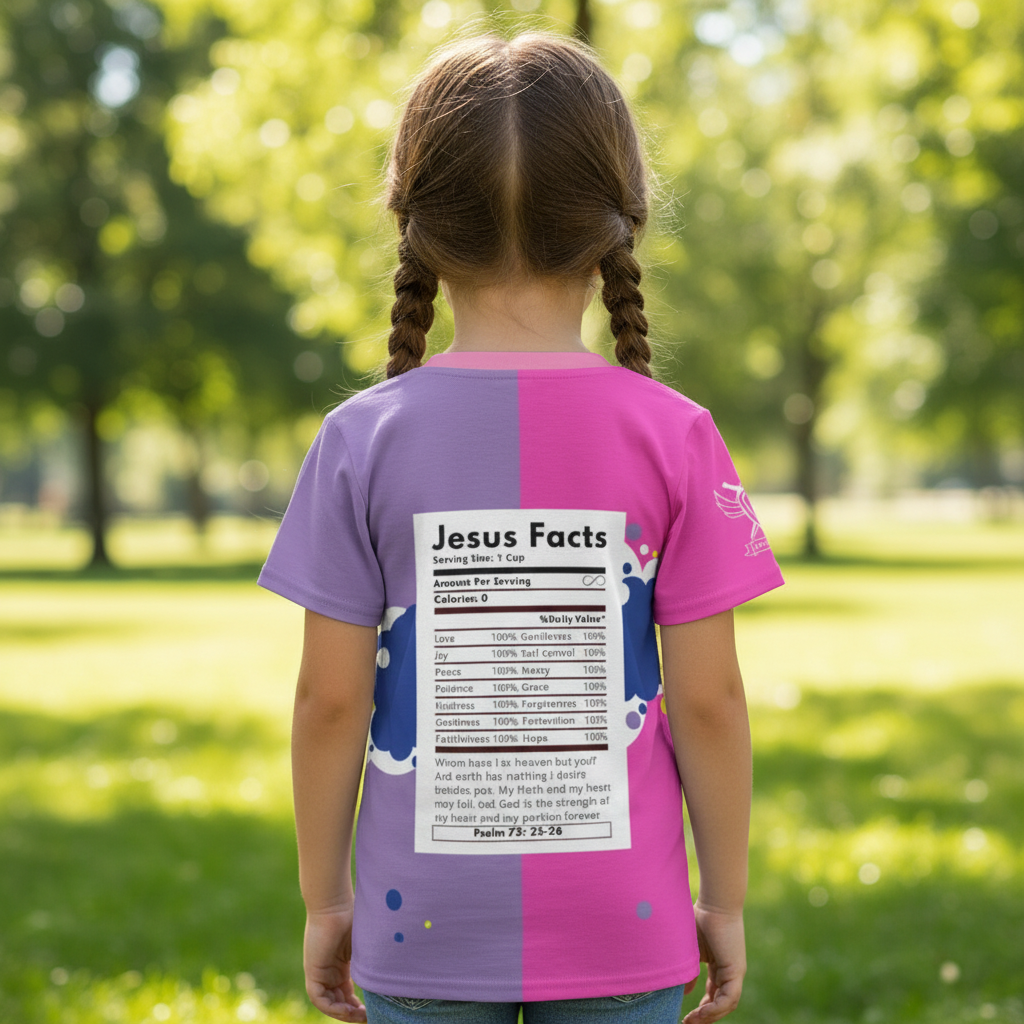 Little girl outside - back view