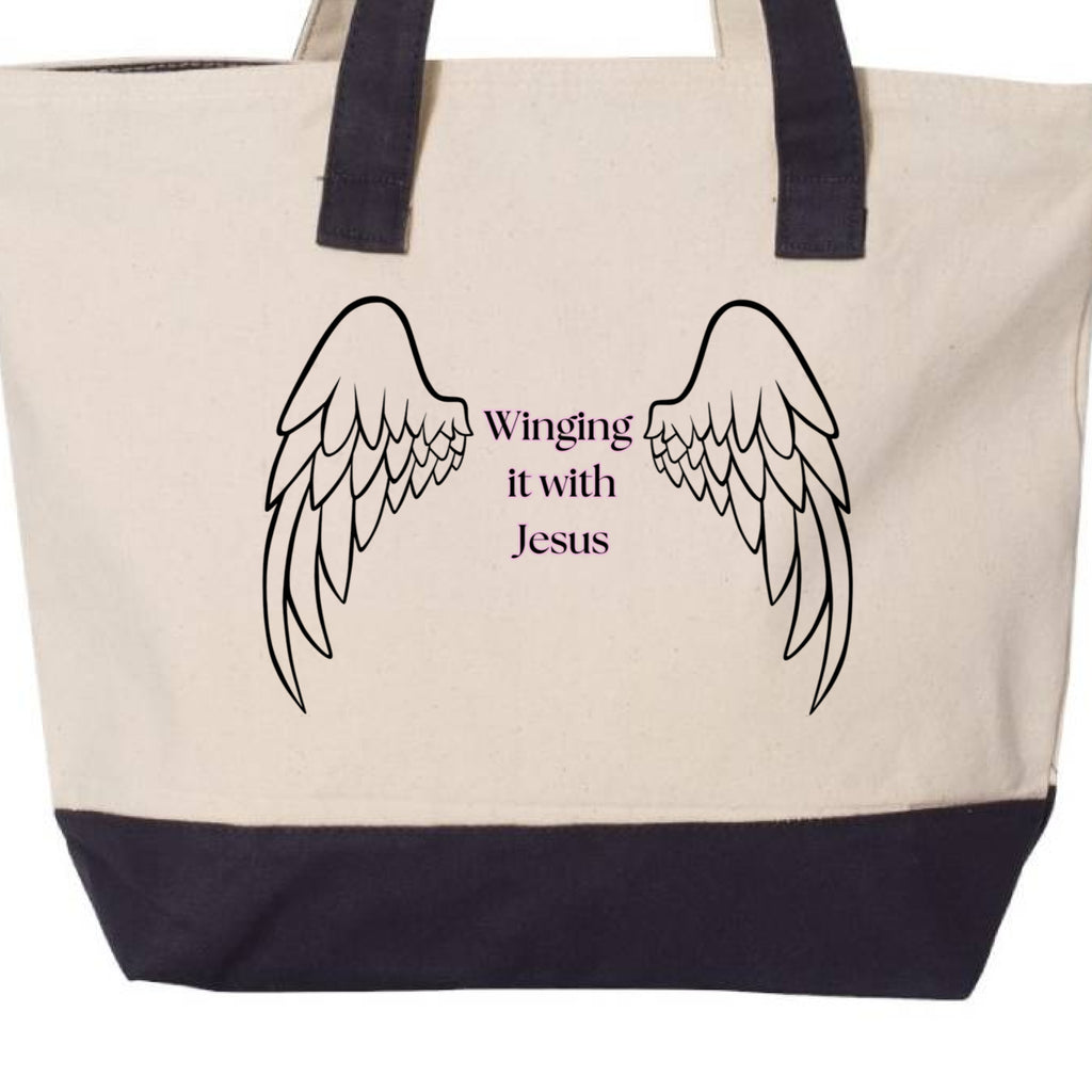 Natural/ Navy - BACK