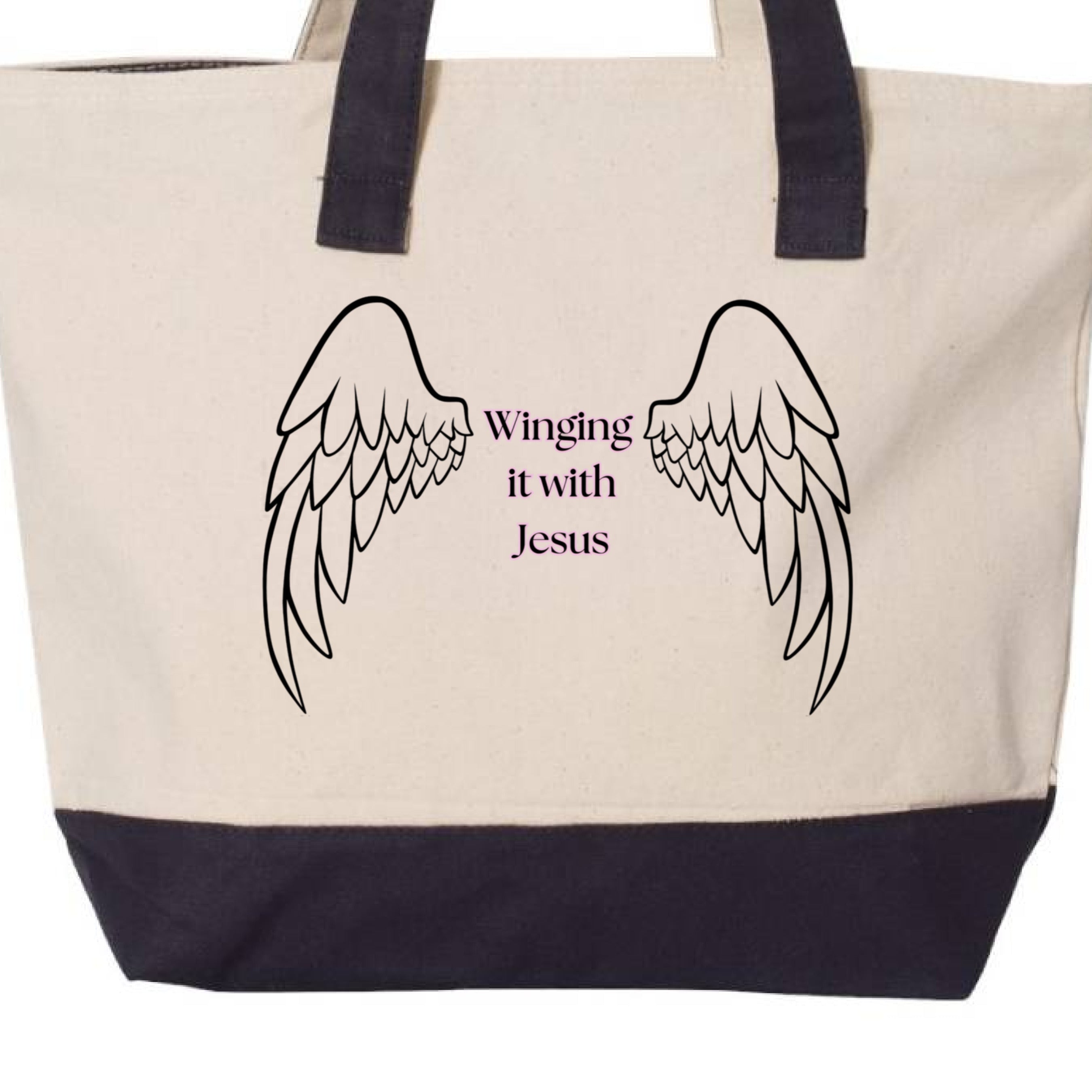 Natural/ Navy - BACK