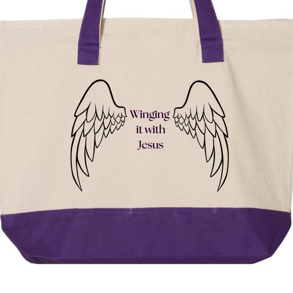 Natural/ Purple - BACK