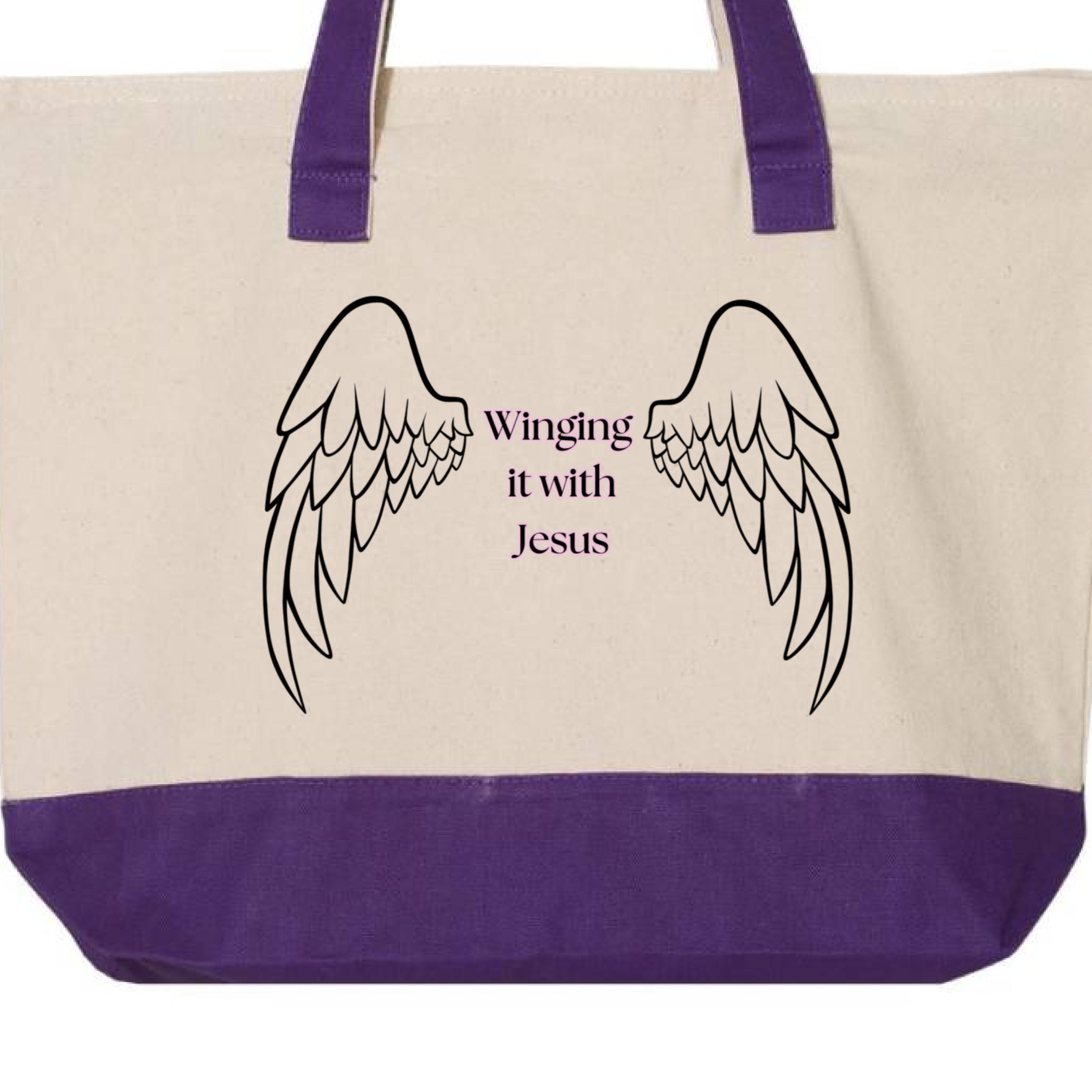 Natural/ Purple - BACK